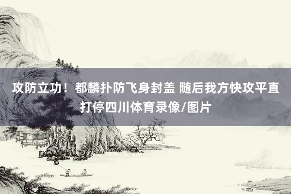 攻防立功！都麟扑防飞身封盖 随后我方快攻平直打停四川体育录像/图片