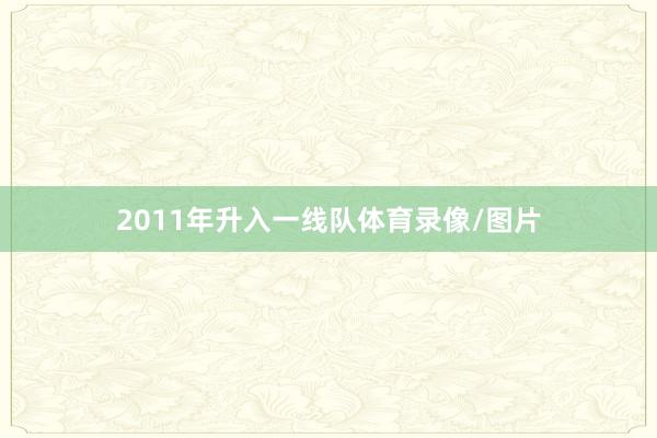 2011年升入一线队体育录像/图片