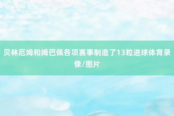 贝林厄姆和姆巴佩各项赛事制造了13粒进球体育录像/图片